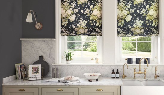 Sanderson One Sixty Fabrics for Handmade Kitchen Blinds