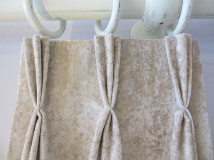 Triple Pinch pleat - French pleat - curtains